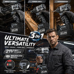 ⚡️50% Off Sale—Today Only⏰️  1000N.m Cordless Impact Wrench, All-Metal Cordless Impact Gun with 2*4.0Mah