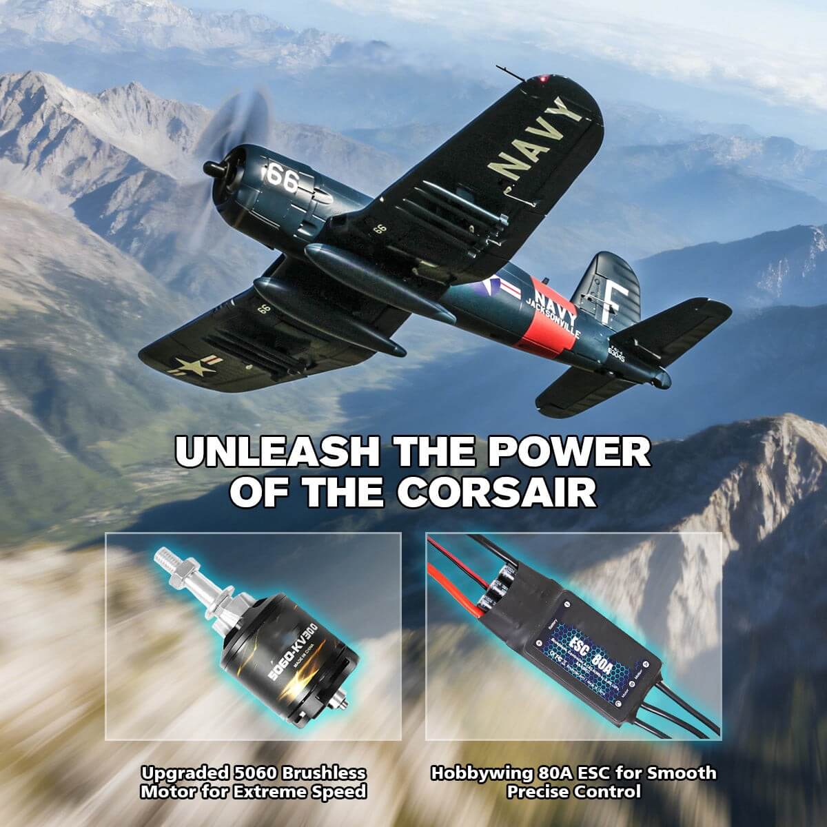 ✈️High-Performance RC Warbird