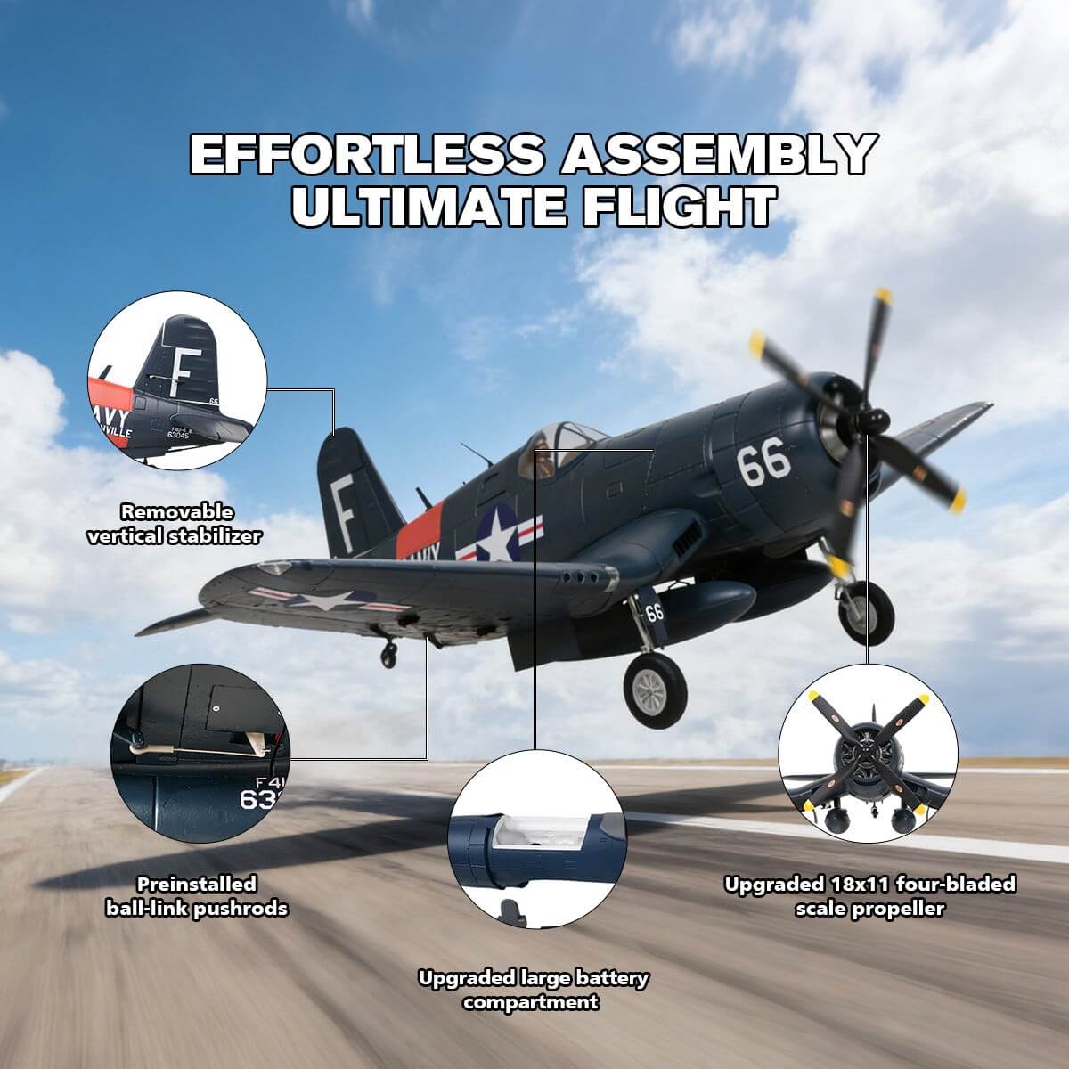 ✈️High-Performance RC Warbird