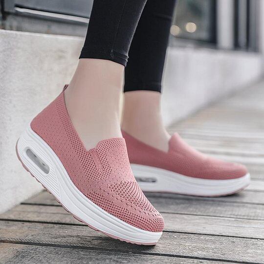 🔥Last Day 49% OFF - Women's Comfortable Arch Support Slip-On Sneakers