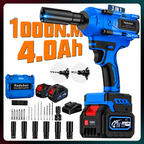 ⚡️50% Off Sale—Today Only⏰️  1000N.m Cordless Impact Wrench, All-Metal Cordless Impact Gun with 2*4.0Mah